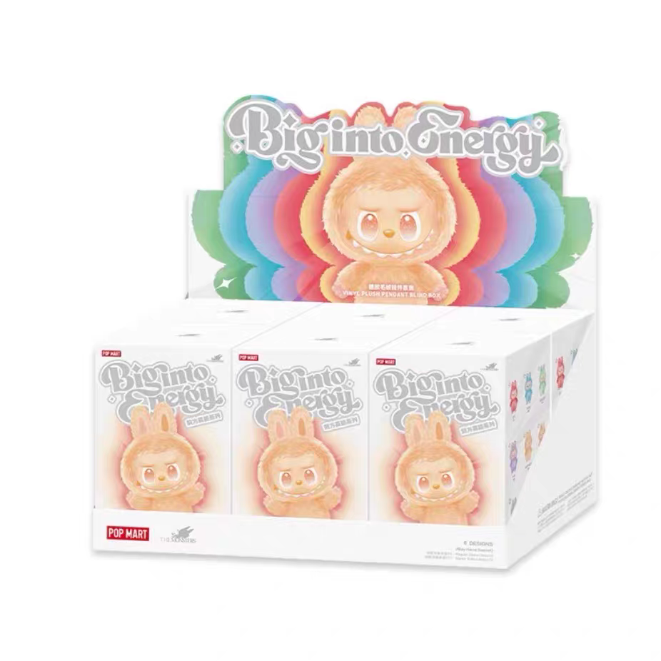 Bubble Mart LABUBU Front High Energy Macaron 3.0 Rubble Vinyl Plush Blind Box