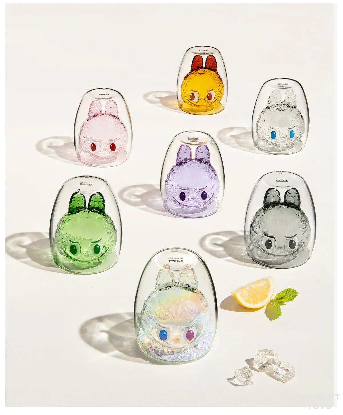 THE MONSTERS-CHEERS ! SERIES-Double-walled Glass Blind Box