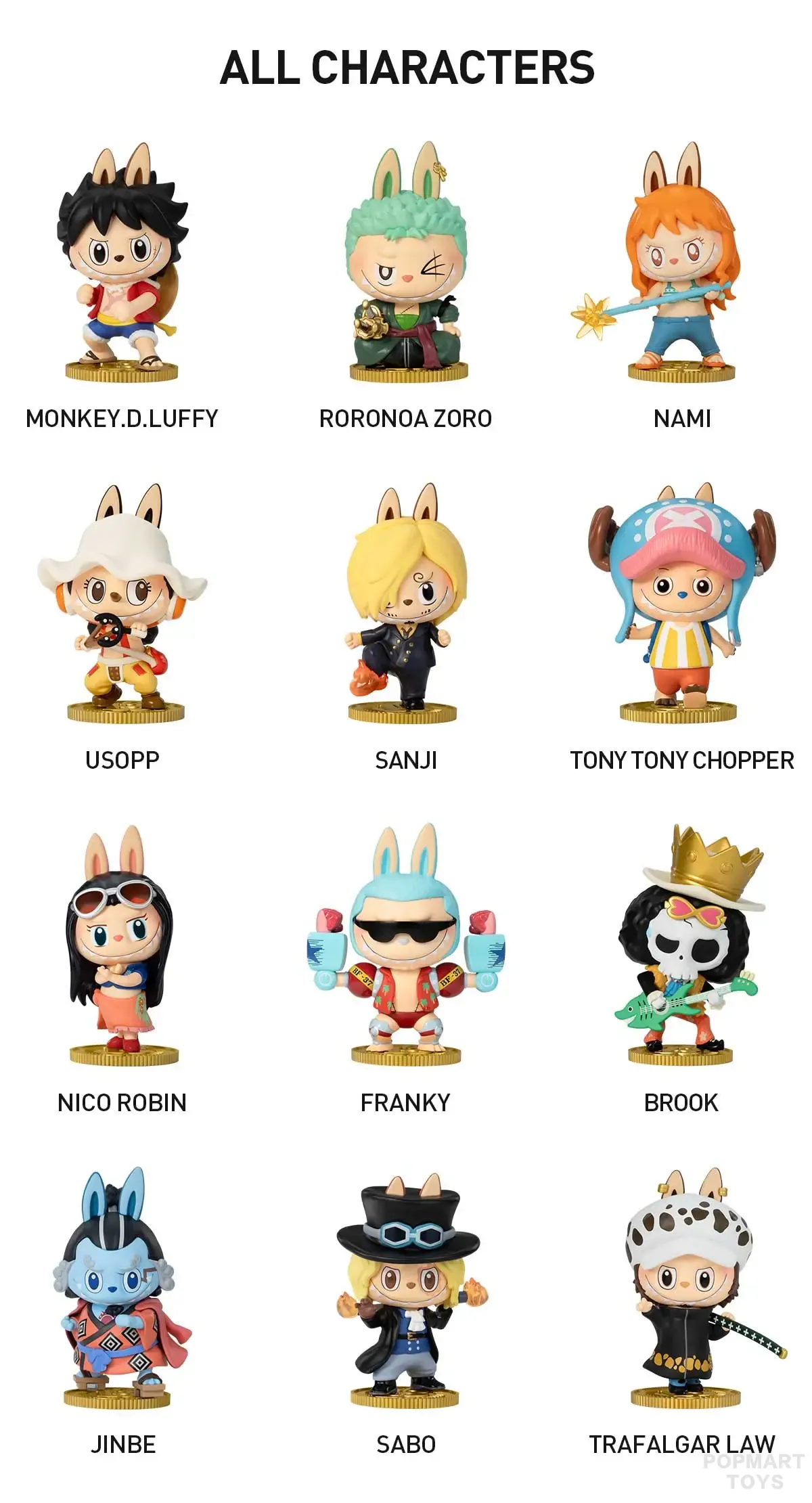 THE MONSTERS × One Piece Series Figures