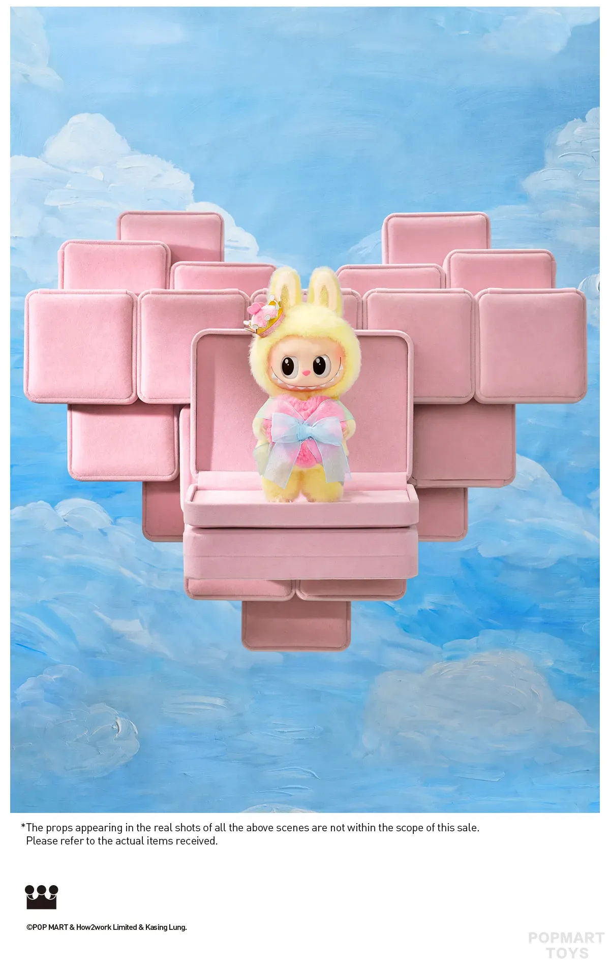 THE MONSTERS Let's Checkmate Series-Vinyl Plush Hanging Card