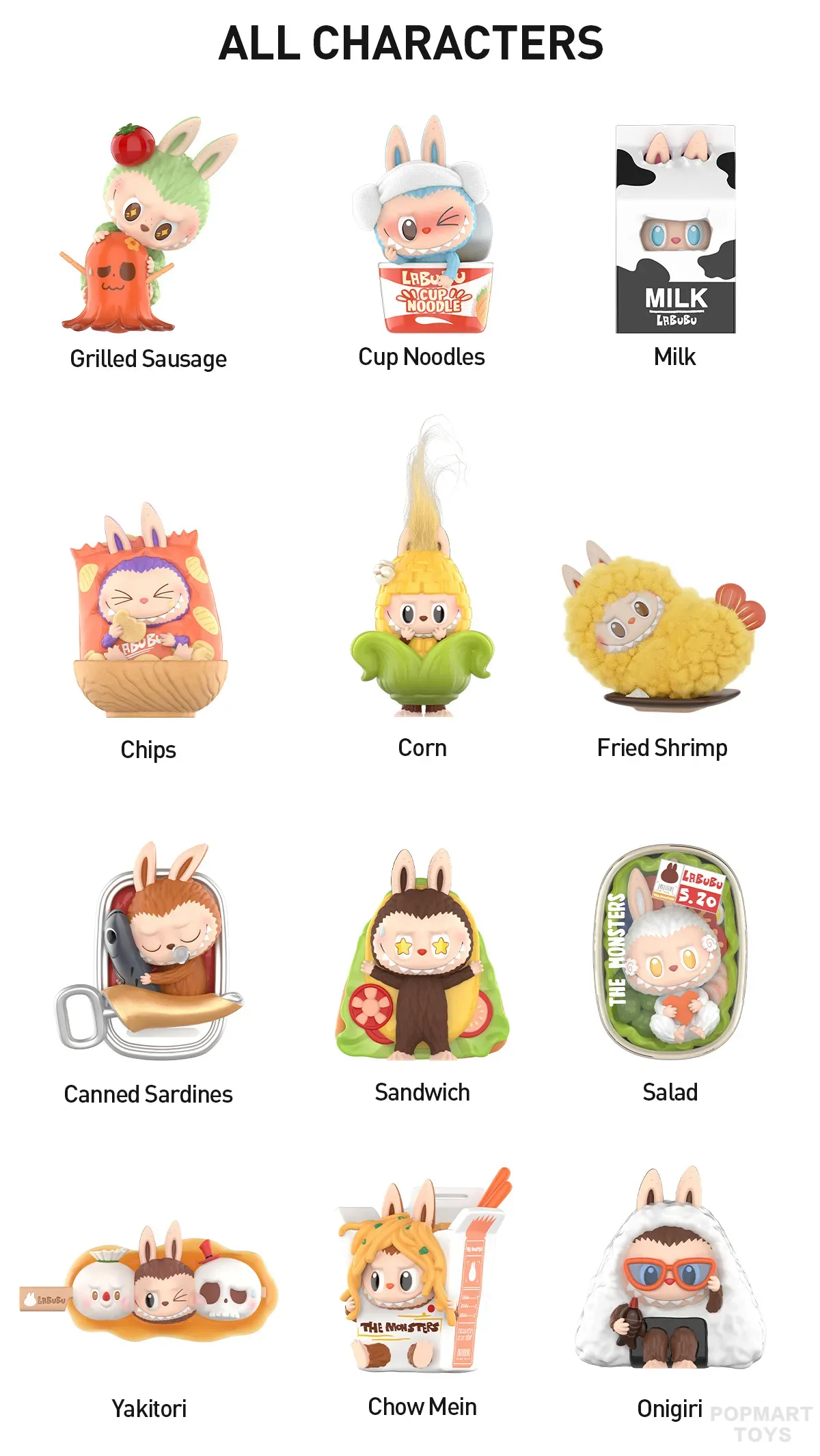 THE MONSTERS Wacky Mart Series Figures