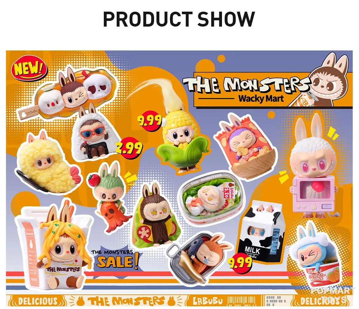 THE MONSTERS Wacky Mart Series Figures