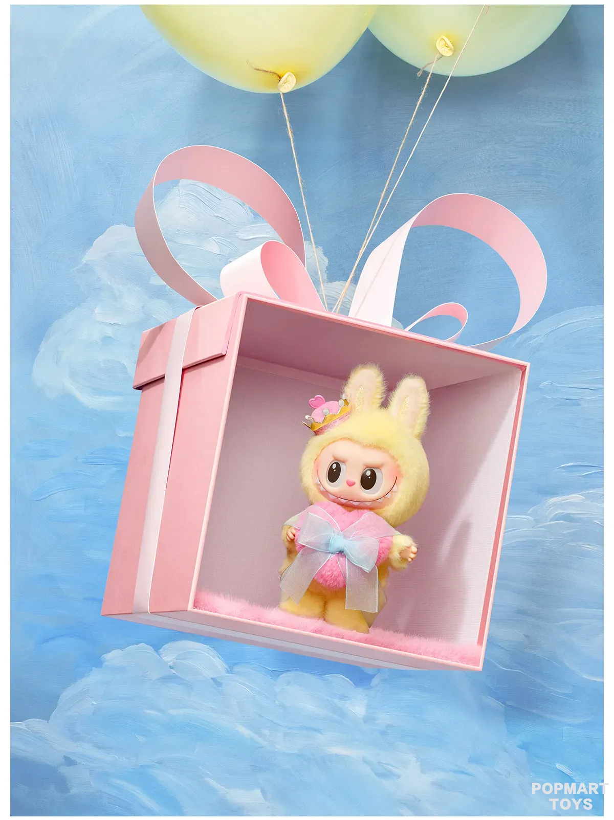 THE MONSTERS Let's Checkmate Series-Vinyl Plush Hanging Card