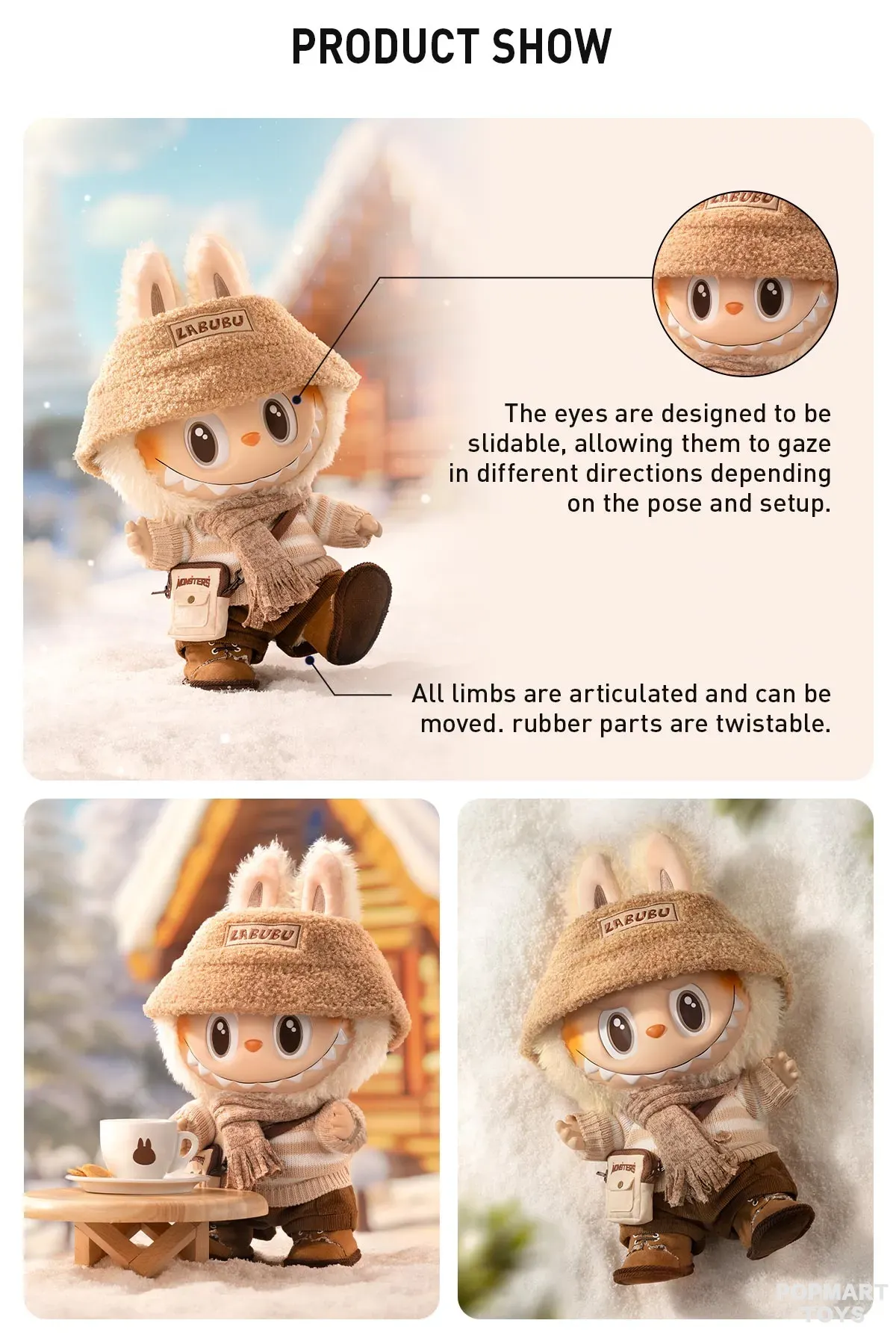 THE MONSTERS - DRESS BE LATTE Vinyl Plush Doll