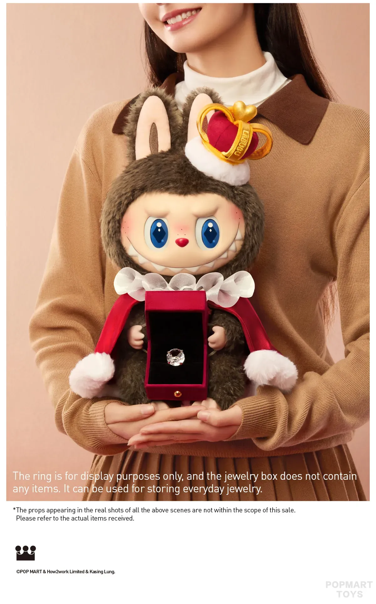 THE MONSTERS Let's Checkmate Series-Vinyl Plush Doll