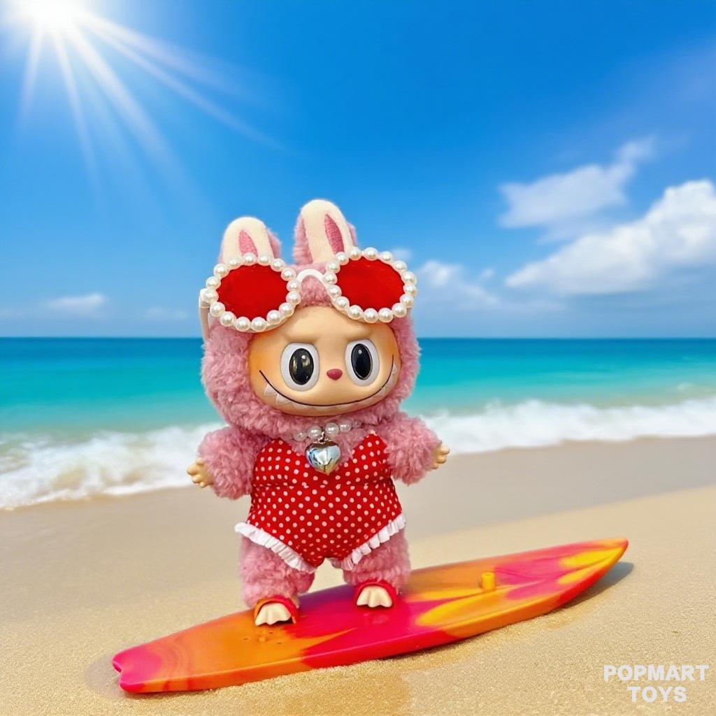 Pop Mart The Monsters Labubu surfboard