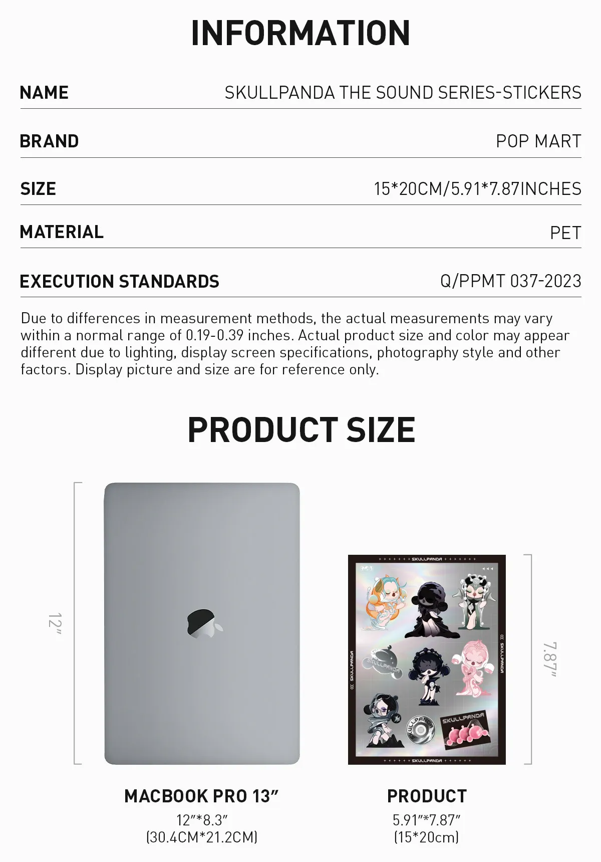 SKULLPANDA The Sound Series-Stickers