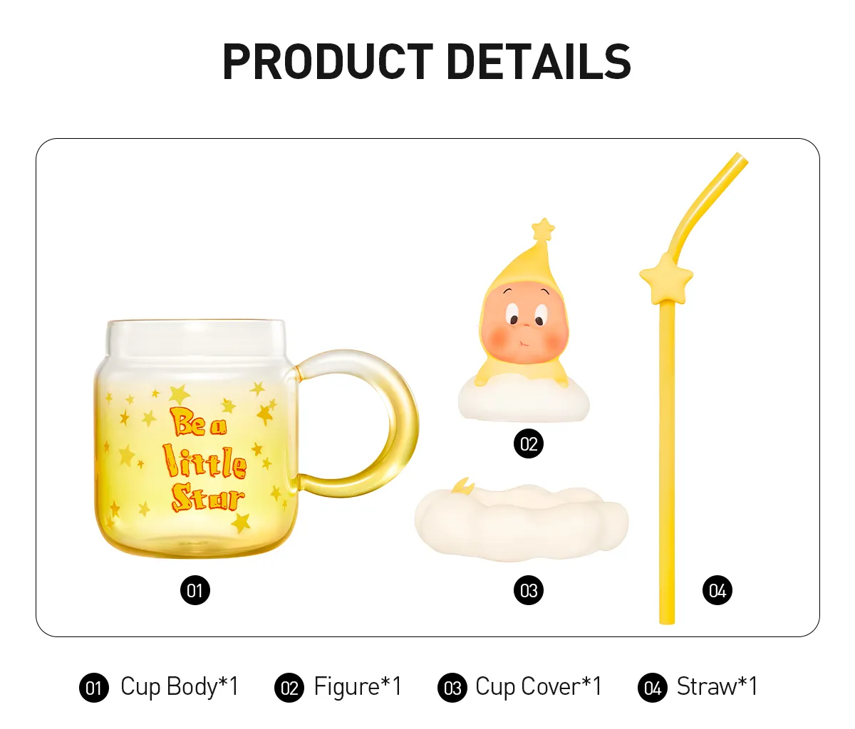 We are Twinkle Twinkle Series-Straw cup