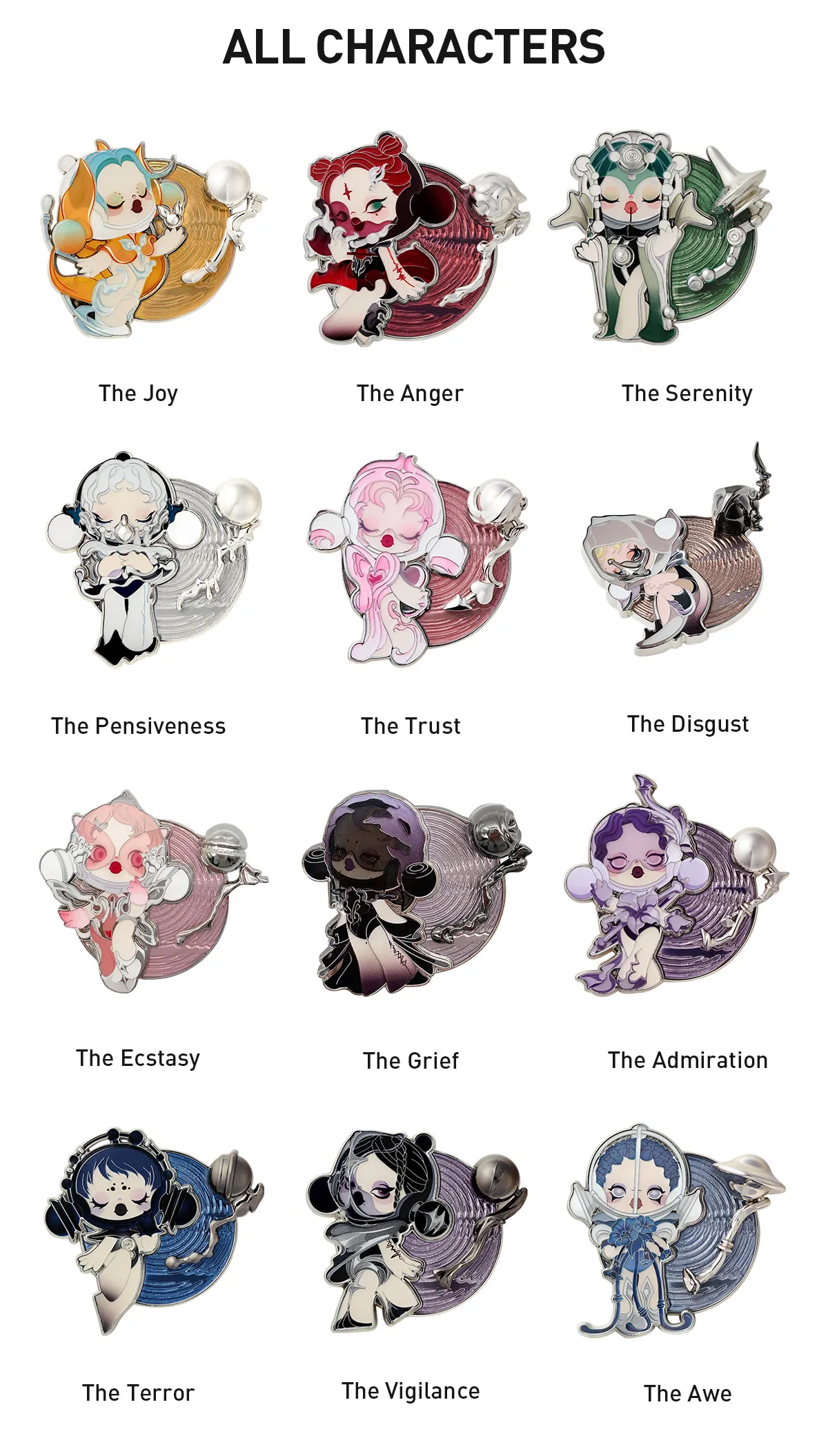 SKULLPANDA The Sound Series-Fridge Magnet Blind Box