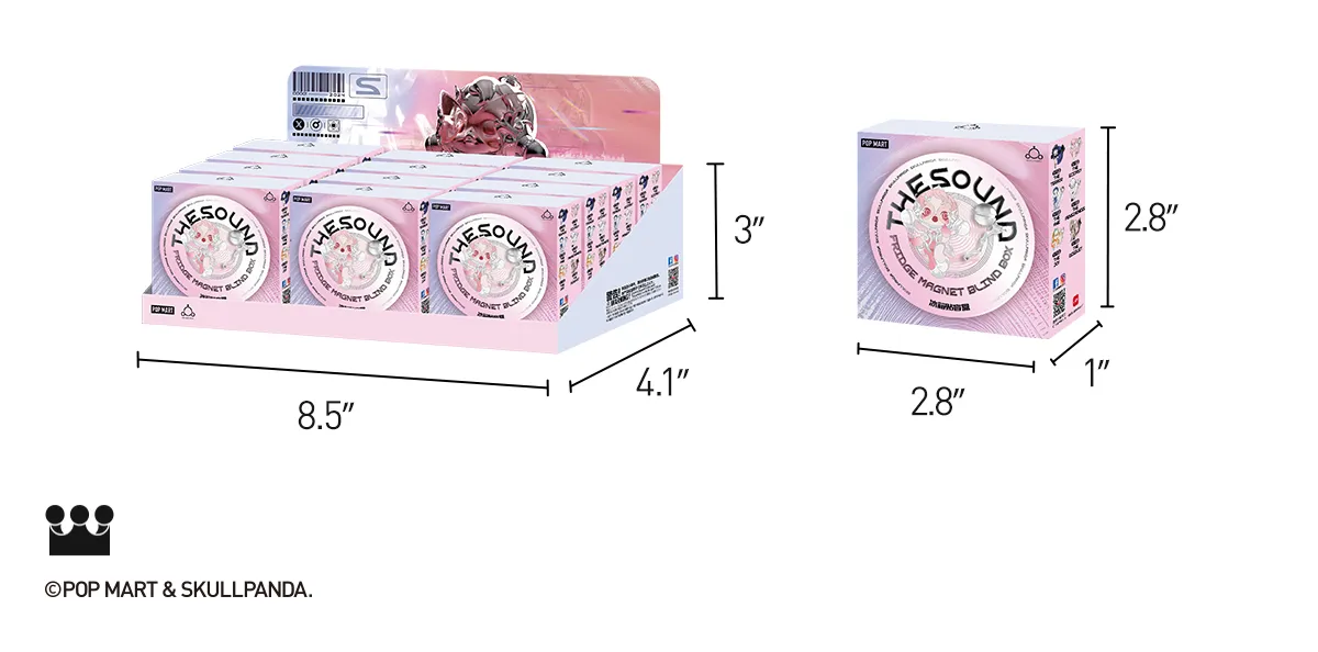 SKULLPANDA The Sound Series-Fridge Magnet Blind Box