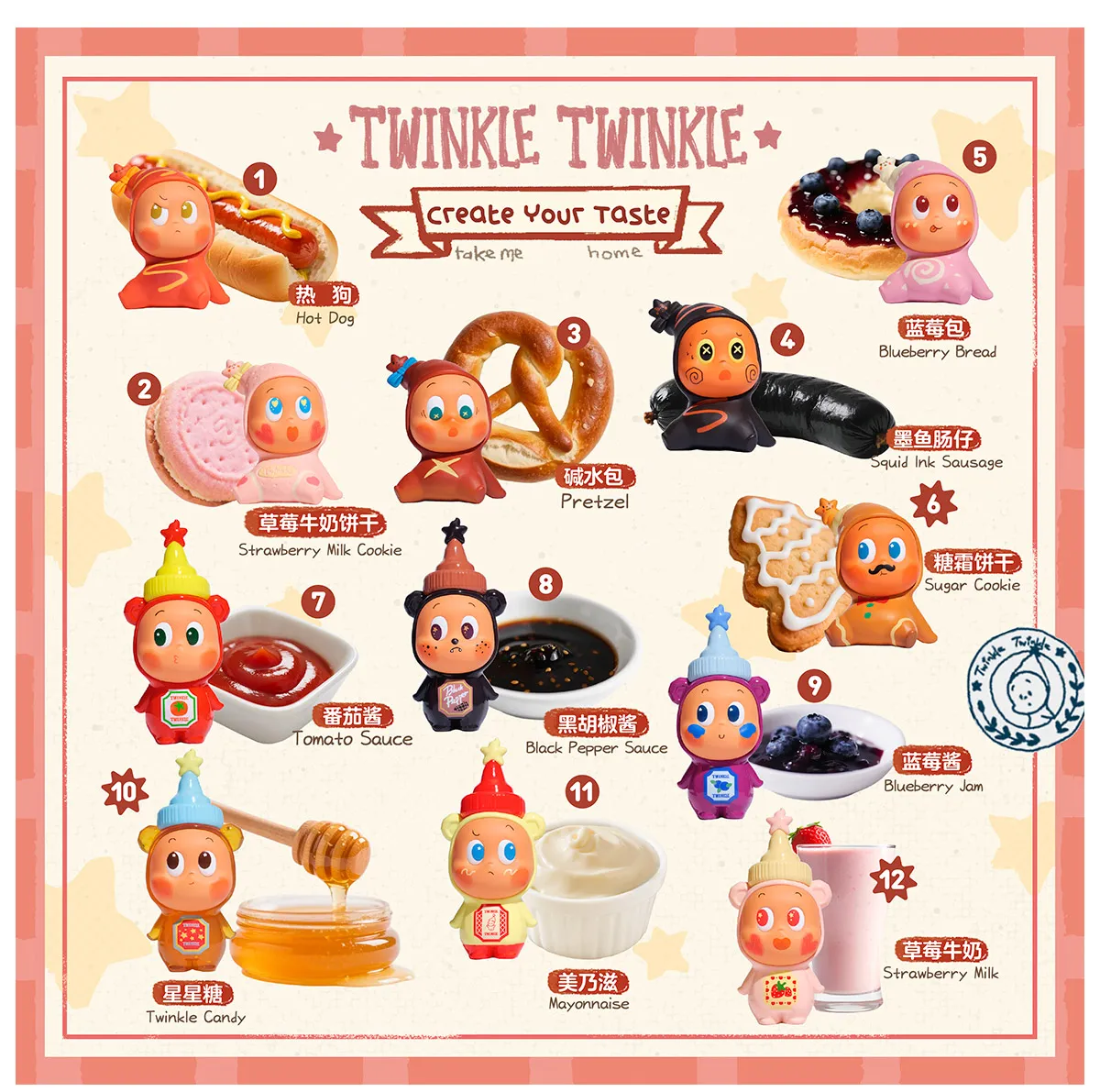 Twinkle Twinkle Create Your Taste Series Figures - B