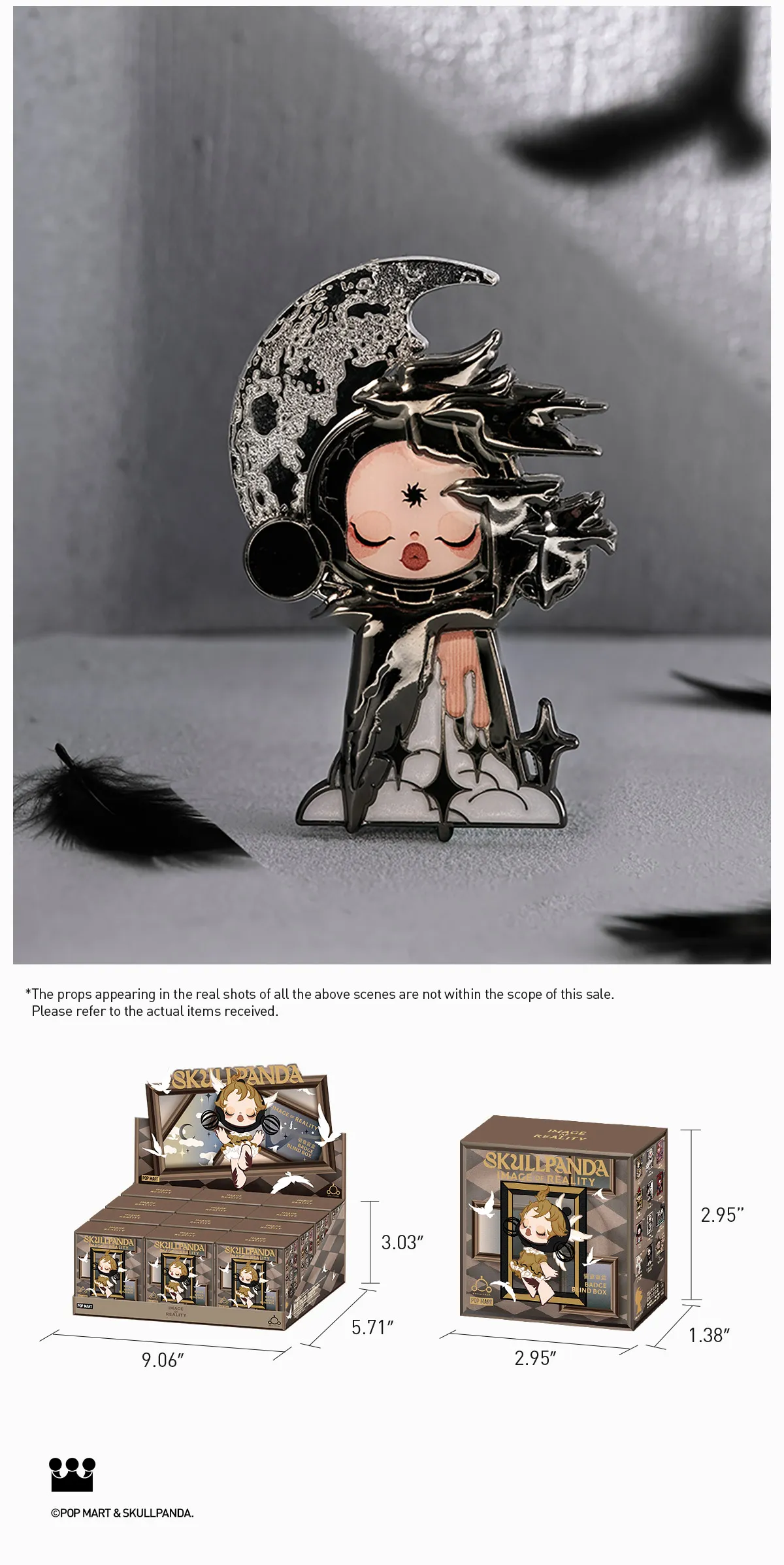 SKULLPANDA Image Of Reality Series-Badge Blind Box