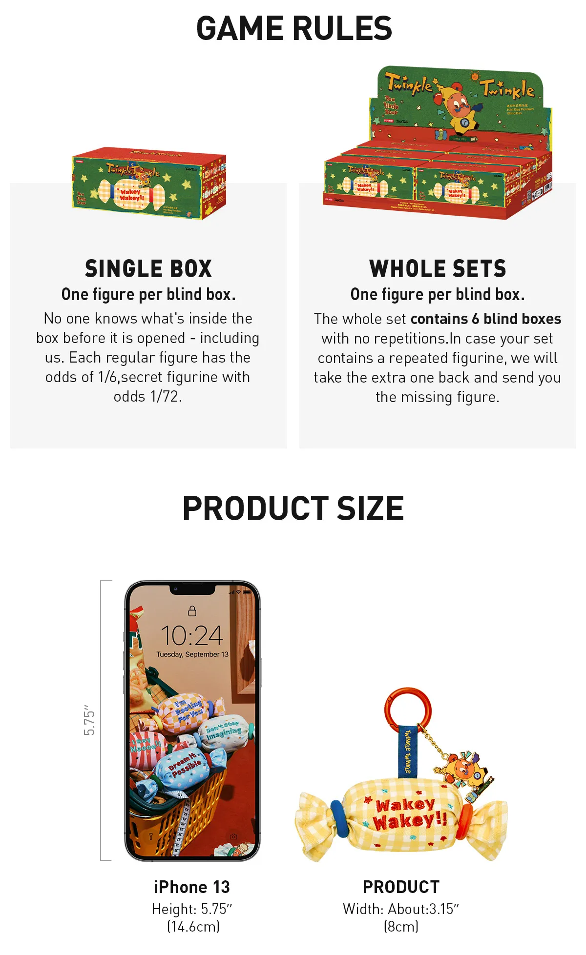 Twinkle Twinkle Be a Little Star Series-Mini Bag Pendant Blind Box