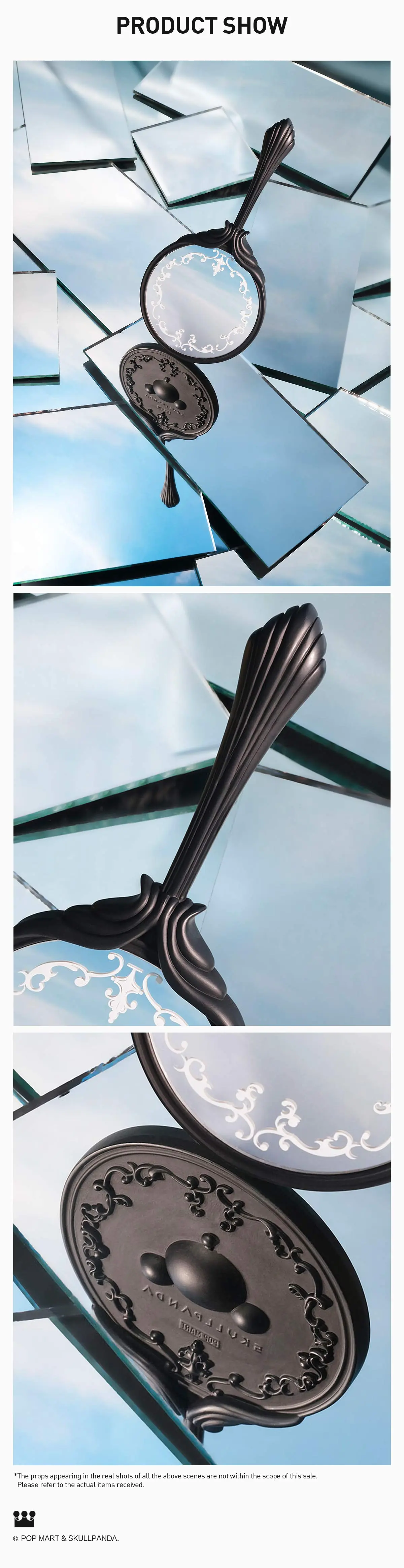 SKULLPANDA Image Of Reality Series-Handheld Mirror