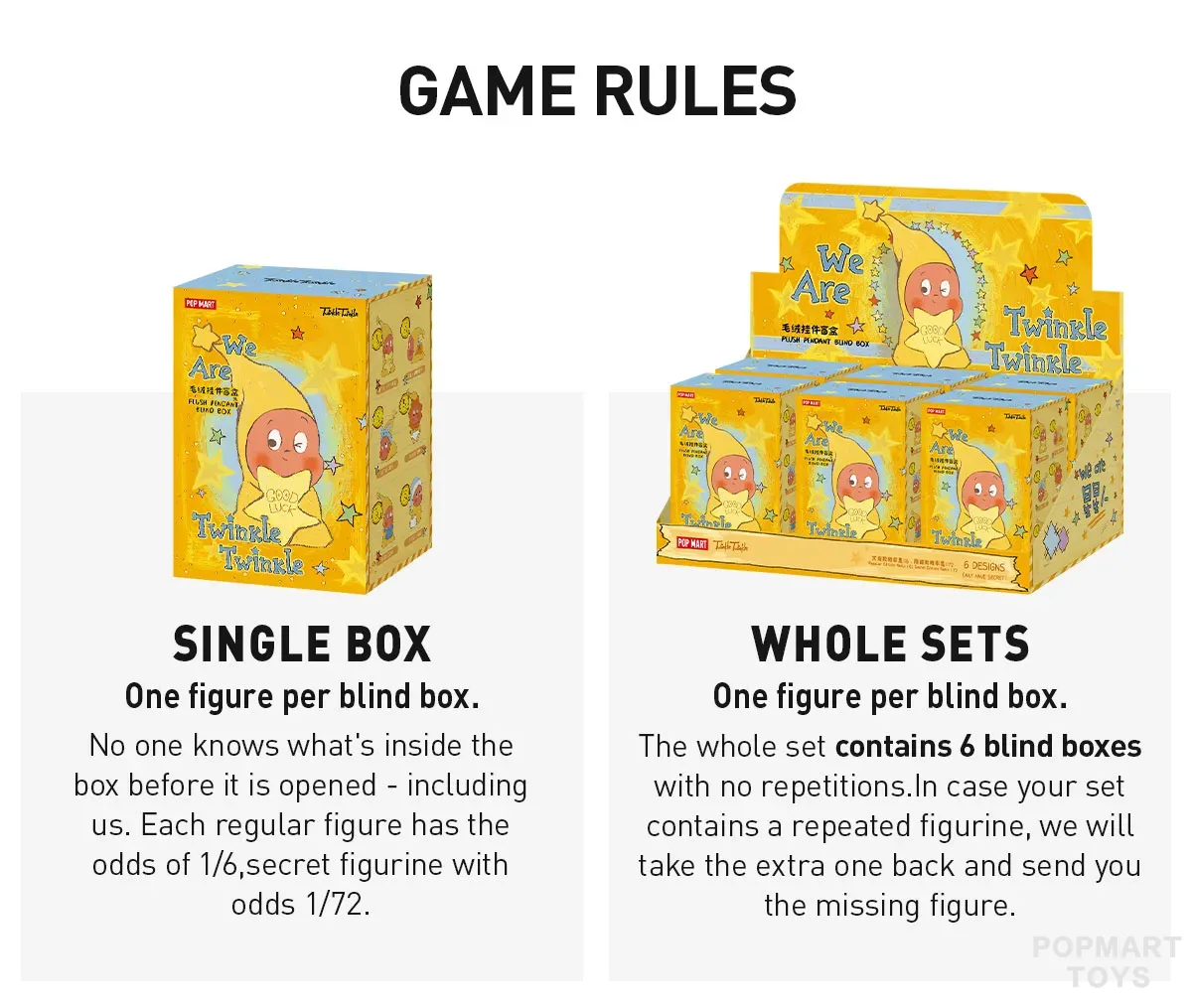 We are Twinkle Twinkle Series-Plush Pendant Blind Box