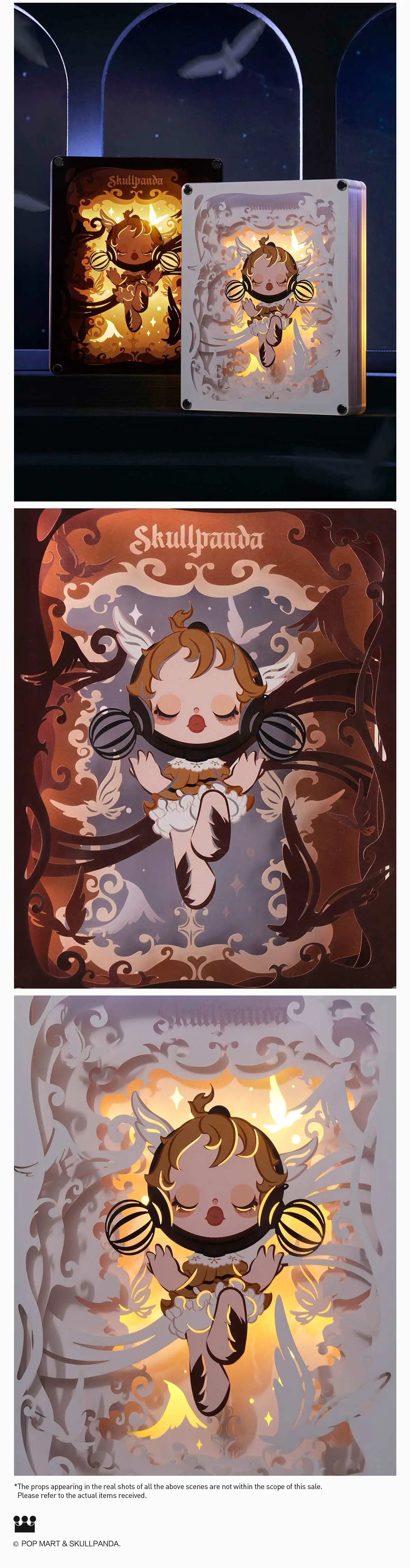 SKULLPANDA Image Of Reality Series-Papercraft Lamp (Plain Ver.)