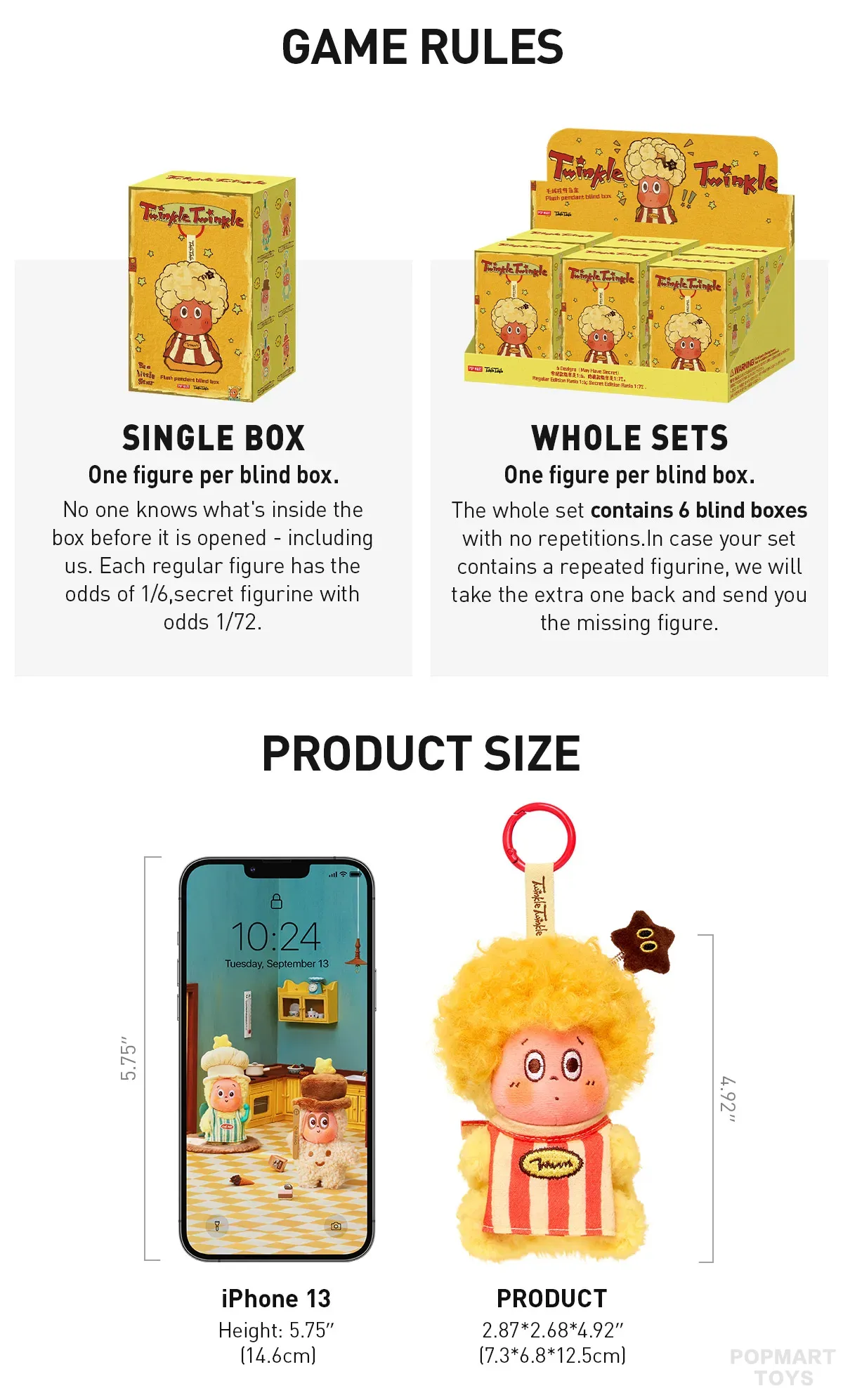 Twinkle Twinkle Be a Little Star Series - Plush Pendant Blind Box