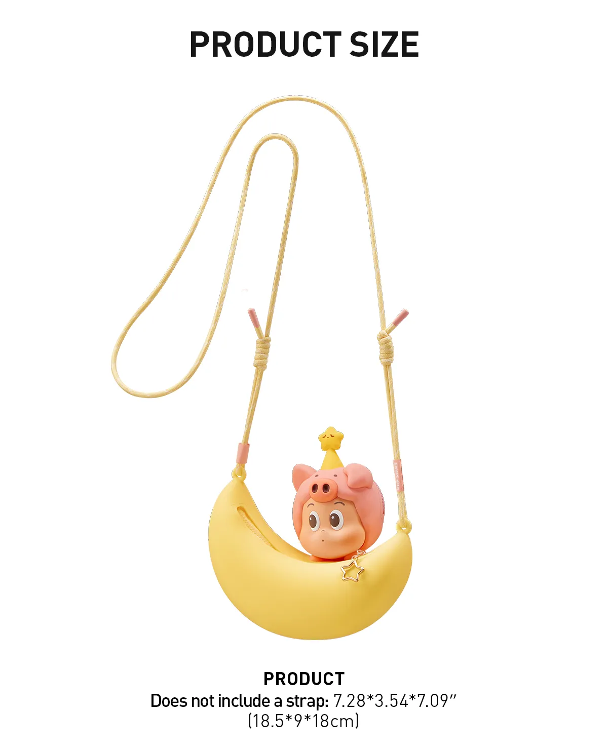 POP BEAN Pajama Party Twinkle silicone crossbody bag