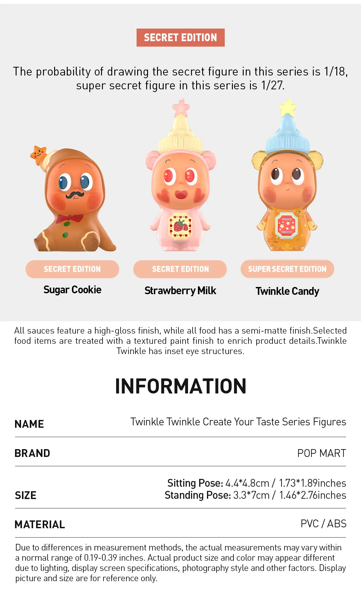 Twinkle Twinkle Create Your Taste Series Figures - B