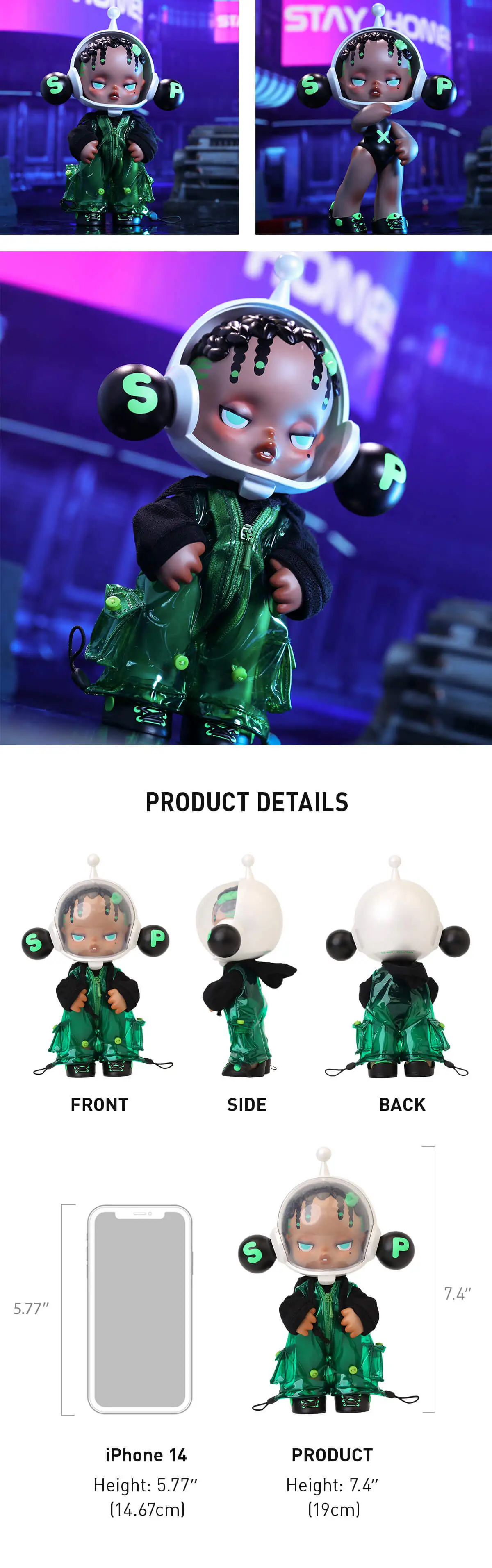 SKULLPANDA OOTD The Wild Green Figurine