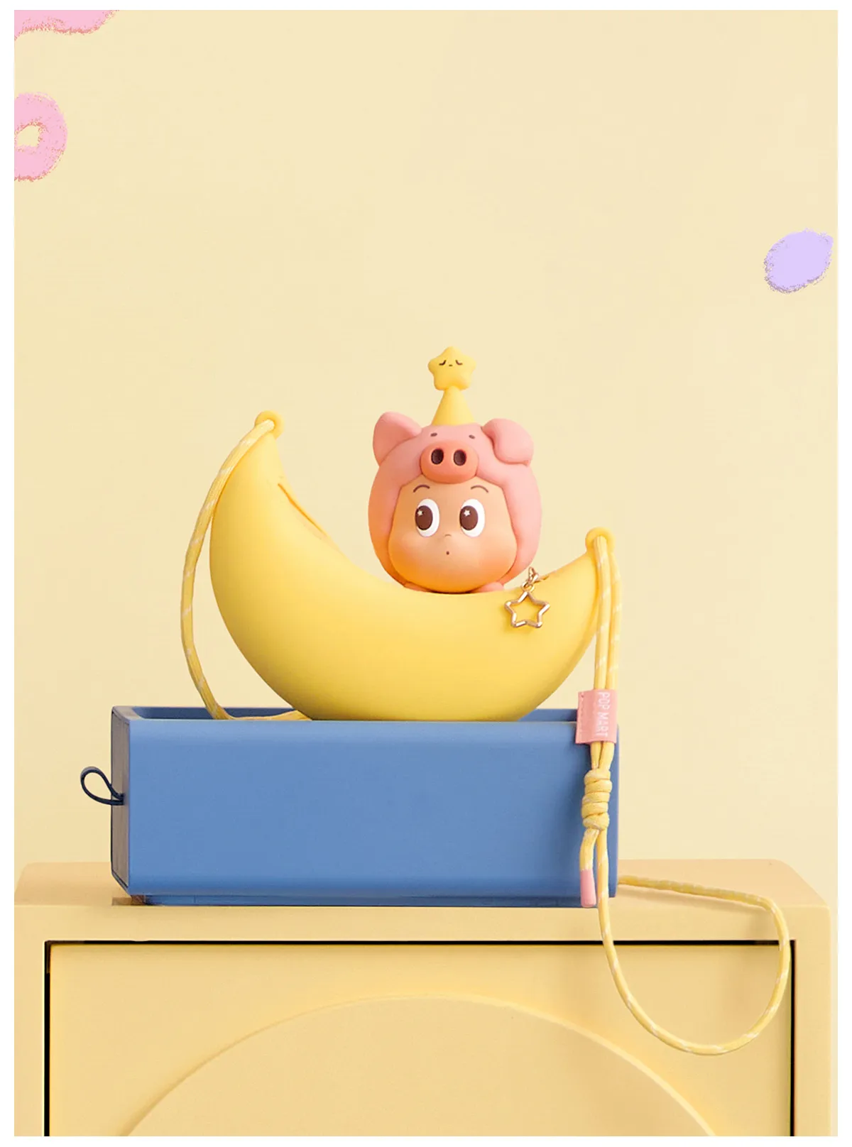 POP BEAN Pajama Party Twinkle silicone crossbody bag